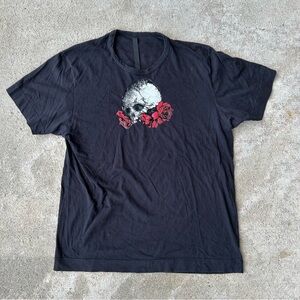 Alexandre Herchcovitch Skull Roses Graphic Tee